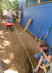 Bathroom construction begins 