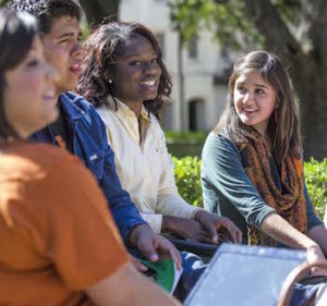 Students on South Mall