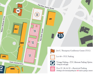 TCC parking map