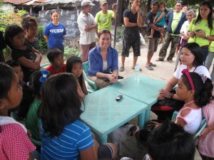 Tara Powell in the Philippines