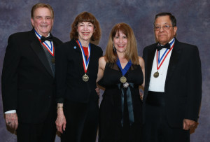 Dr. Barbara Jones (third from left) at the NAP induction ceremony